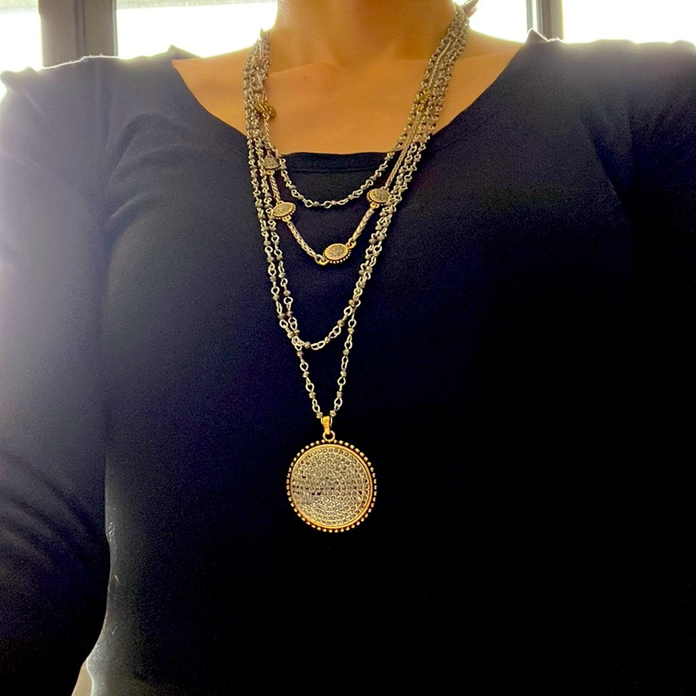 🍀 Lucky Brand layer statement necklace 🍀